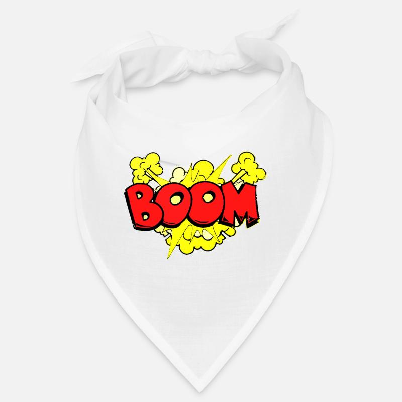 Dynamische Bombenexplosion Illustration Bandana