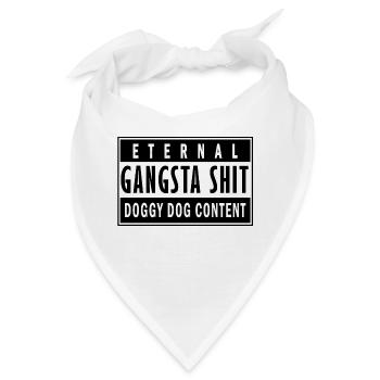 Gangstashit - Bandana - Weiß - Vorne