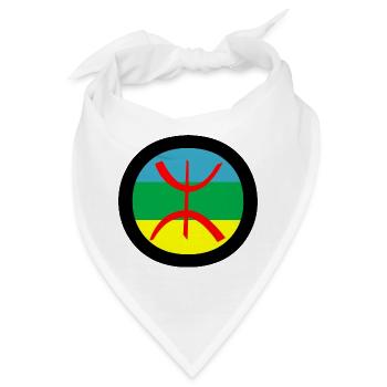 Amazigh - Bandana - Weiß - Vorne