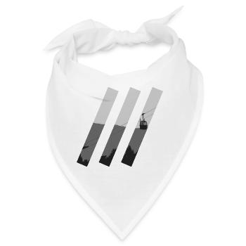 Gondel Schrägstriche - Bandana - Weiß - Vorne