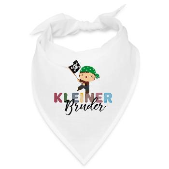 Kleiner Bruder Piraten - Bandana - Weiß - Vorne