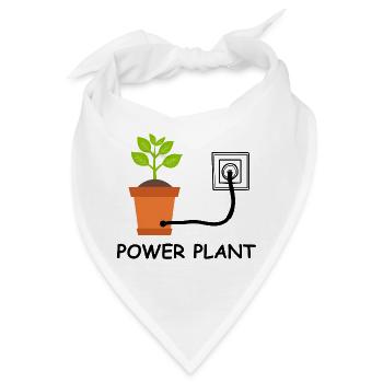 Garten Garten Elektrotechnik Lustiges Geschenk - Bandana - Weiß - Vorne