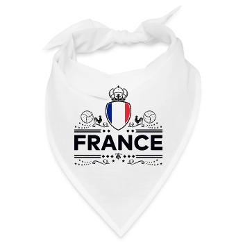 FRANKREICH - Bandana - Weiß - Vorne