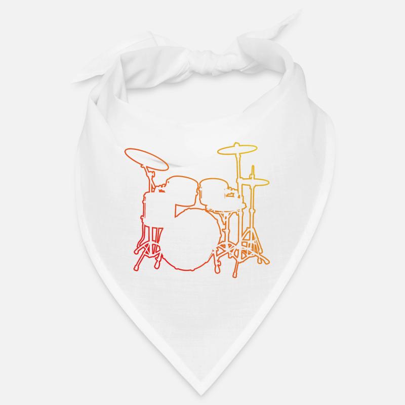 Percussionist Drummer Drum Kit Drummer Bandana