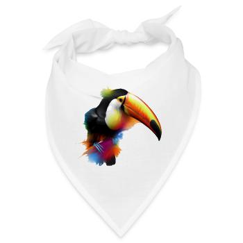 Toucan - Bandana - Weiß - Vorne