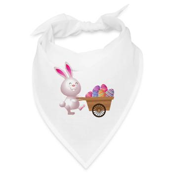 Ostern, Ostern, Ostern - Bandana - Weiß - Vorne