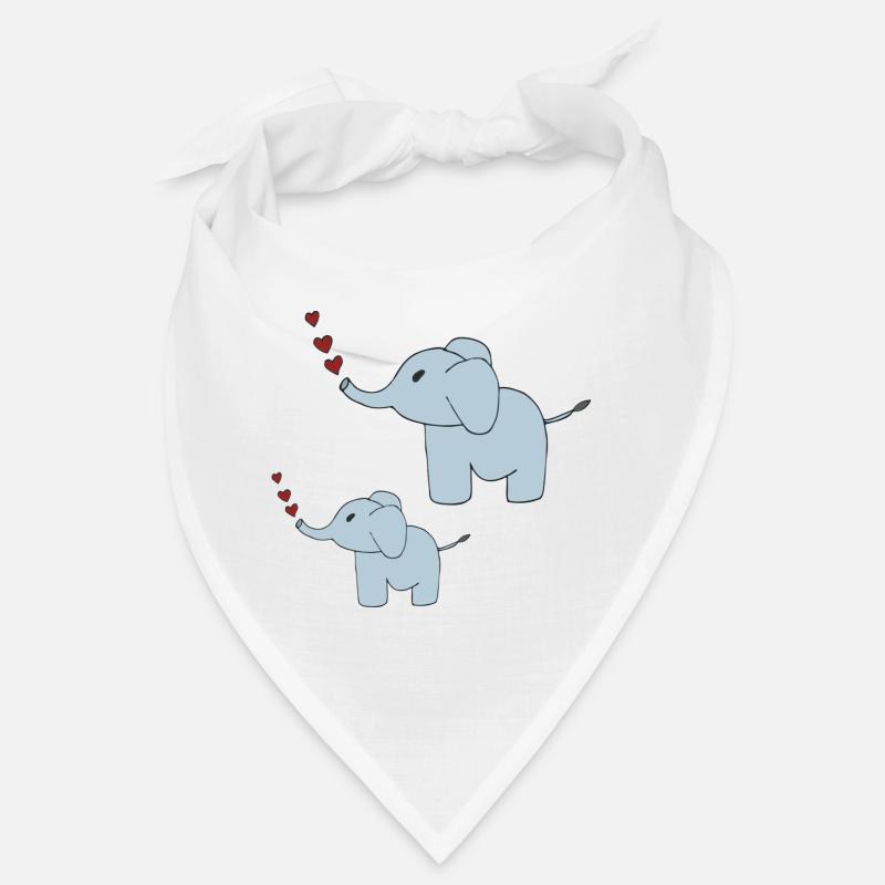 Elephants father and son Bandana