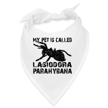 Mein Haustier heisst Lasiodora Parahybana - Bandana - Weiß - Vorne