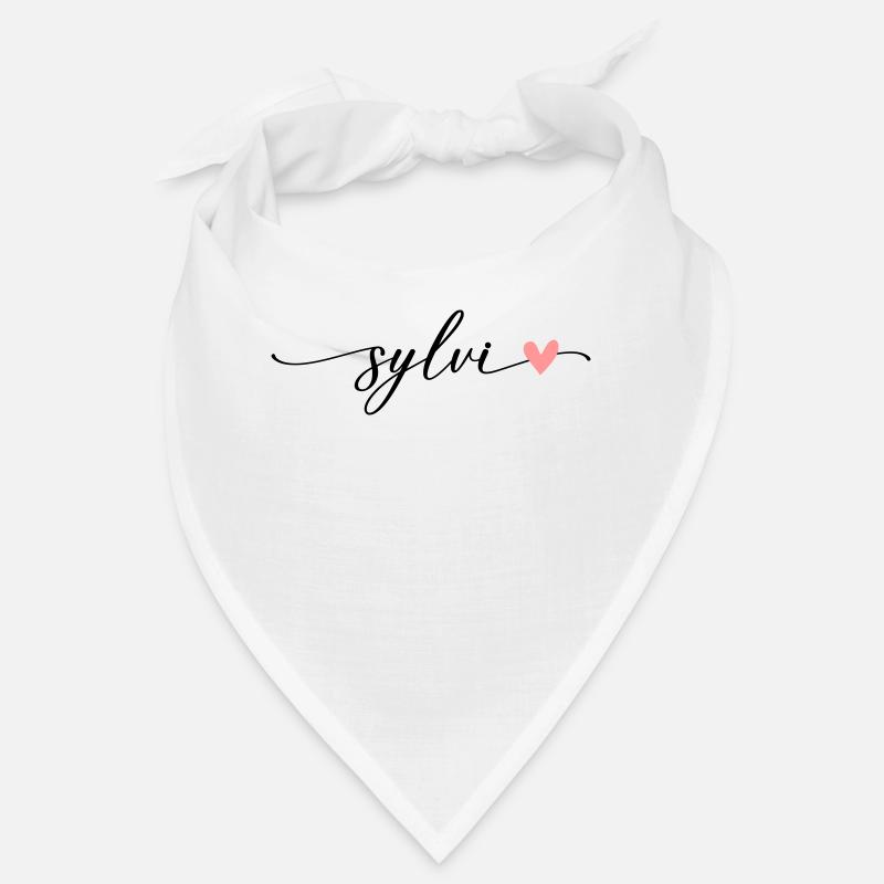 Sylvi Name Calligraphy Font Bandana