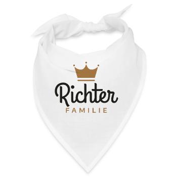 Richter-Familie - Bandana - Weiß - Vorne