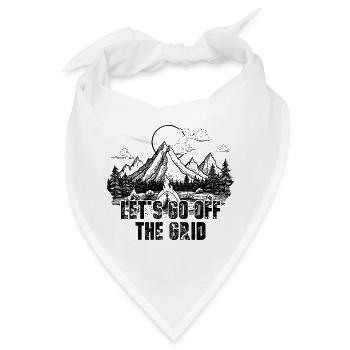 Verlassen wir das Raster - Bandana - Weiß - Vorne
