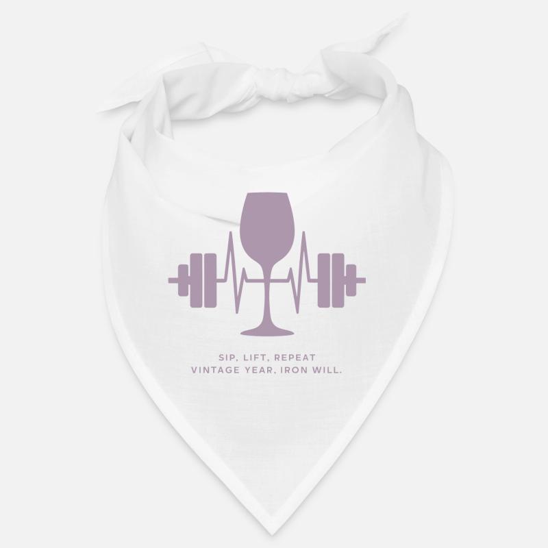 Plaisir et force : vin et poids Bandana