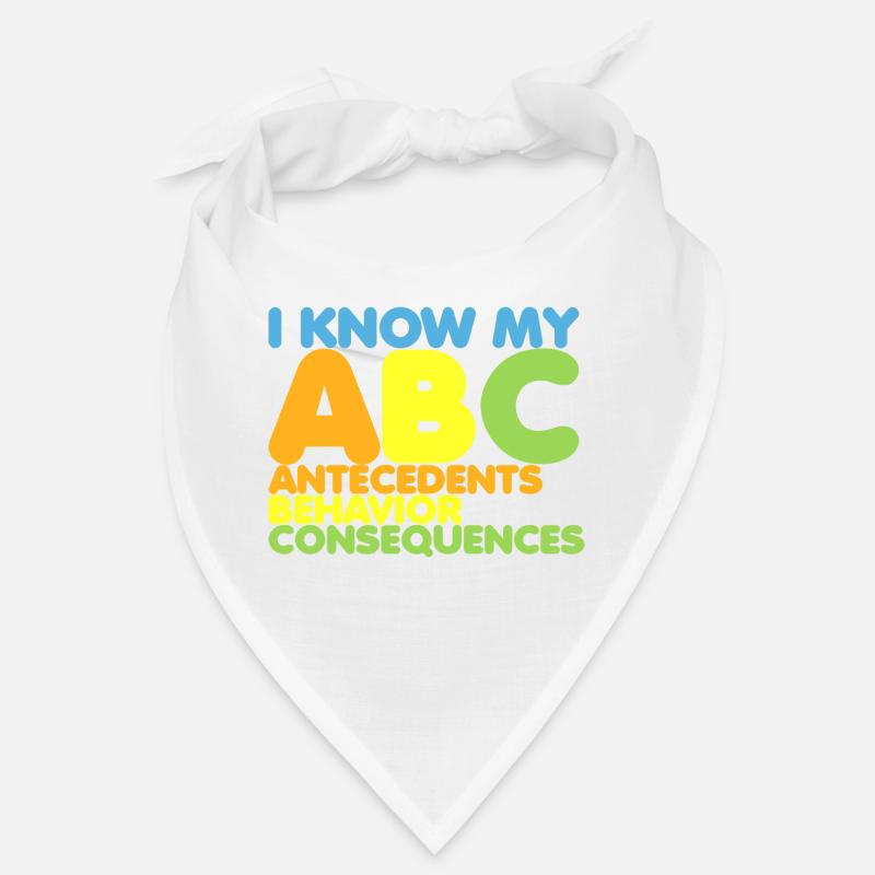 I Know My ABC's Behavior Analyst Therapist Bandana