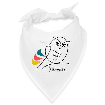 FEIERTAG. FROHE FEIERTAGE. GELIEBTE. MEISTER. LEHRER - Bandana - Weiß - Vorne