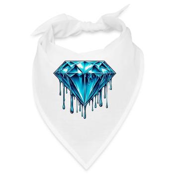 Diamant - Bandana - Weiß - Vorne