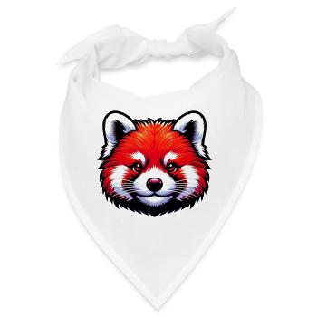 Kleiner Panda - Bandana - Weiß - Vorne