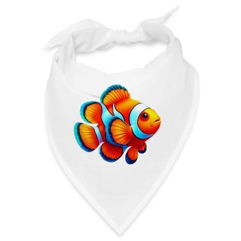 Clownfische - Bandana - Weiß - Vorne