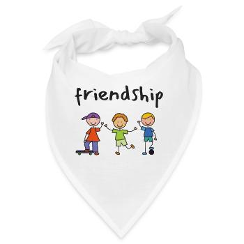 Zurück zur Schule - Bandana - Weiß - Vorne