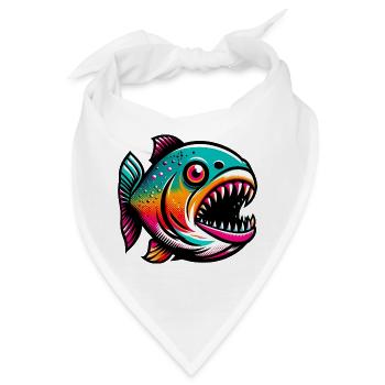 Piranha - Bandana - Weiß - Vorne