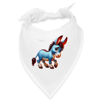 Esel-Maultier - Bandana - Weiß - Vorne