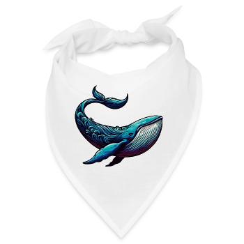 Wal - Bandana - Weiß - Vorne