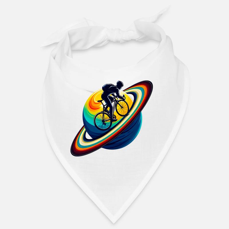 Cyclist on Saturn Bandana