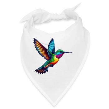 Kolibri - Bandana - Weiß - Vorne