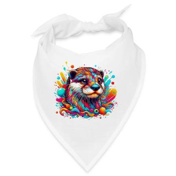 Otter - Bandana - Weiß - Vorne