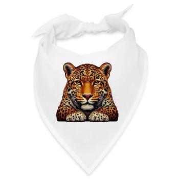 Leopard - Bandana - Weiß - Vorne