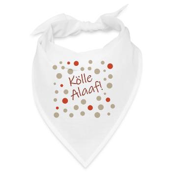 Kölle Alaaf - Bandana - Weiß - Vorne