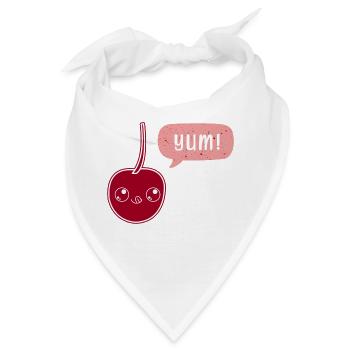 Yummy Cherry - Bandana - Weiß - Vorne