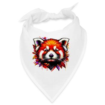 Kleiner Panda - Bandana - Weiß - Vorne