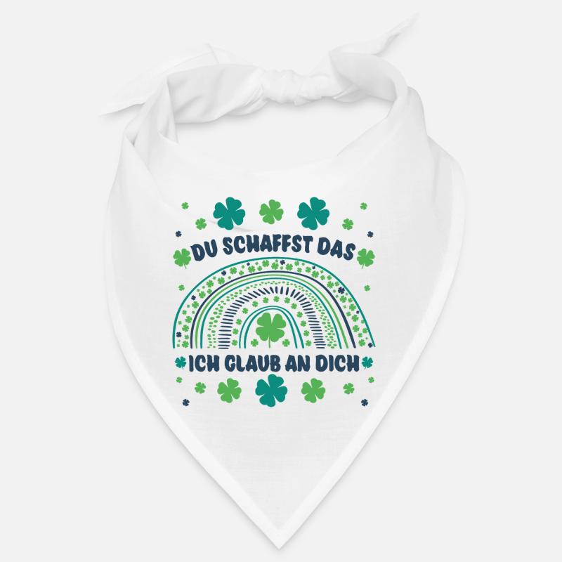 Glücksbringer: Du schaffst das! Ich glaub an dich! Bandana