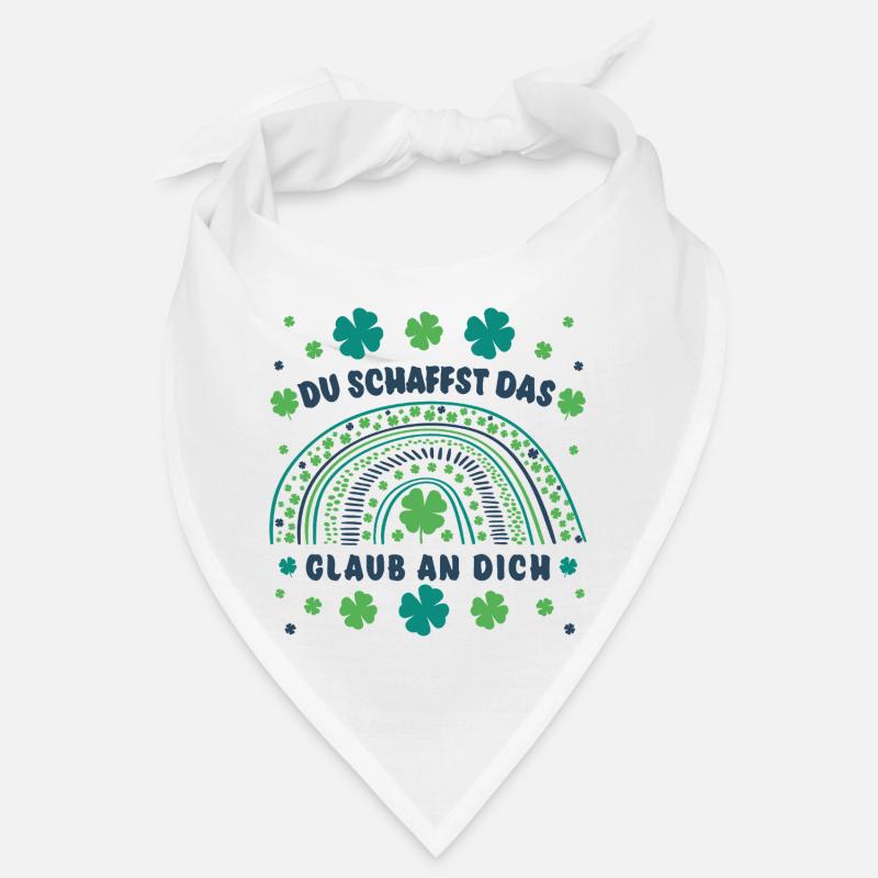 Du schaffst das! Glaub an dich! Mut machen Glück Bandana