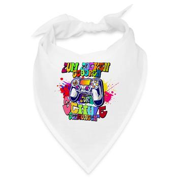 Graffiti Controller Neonfarben progamer - Bandana - Weiß - Vorne