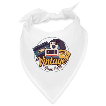 Vintage-Stimmung - Bandana - Weiß - Vorne