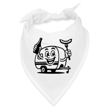 Its Camping Time - Bandana - Weiß - Vorne