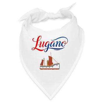 Lugano T-Shirt für Segelfans - Bandana - Weiß - Vorne