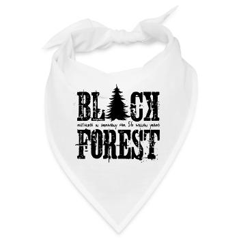 Black Forest – Brutal Wild German Nature Design - Bandana - Weiß - Vorne