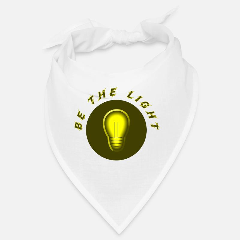 Light Idea Lamp Icon Yellow Circle be the light Bandana