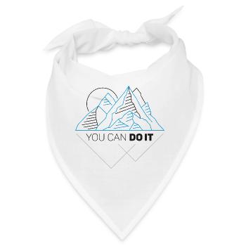 You Can Do It - Bandana - Weiß - Vorne