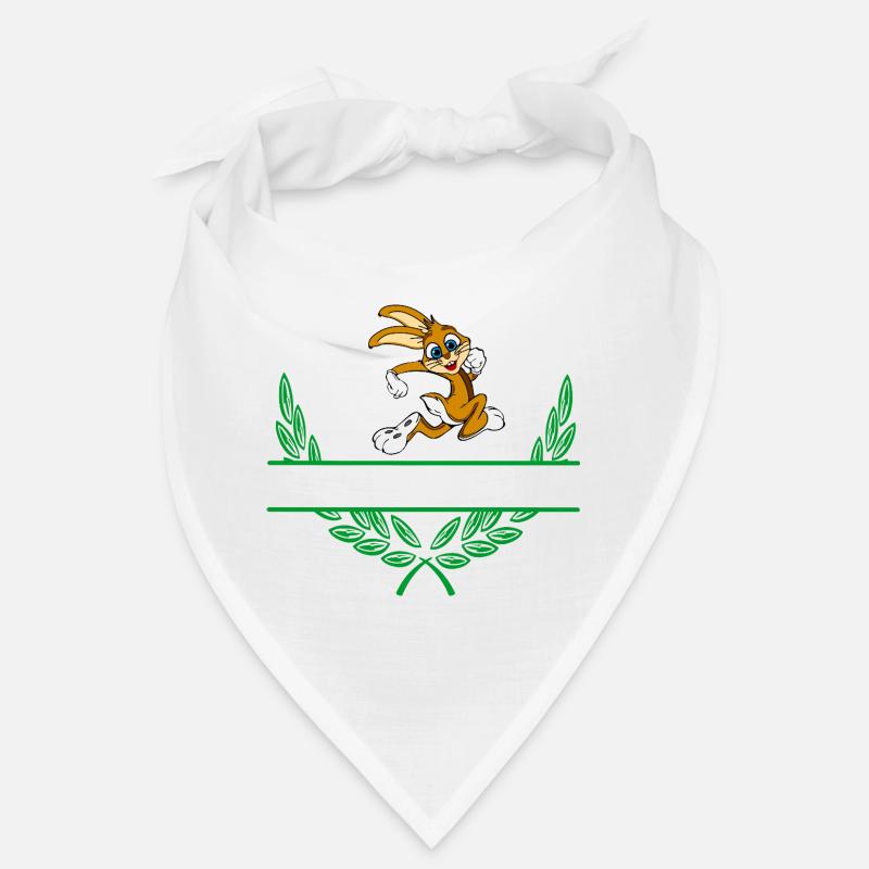 Rabbit Laurel Wreath with Namespace Bandana