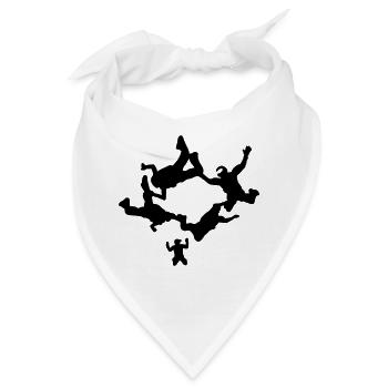 Skydiving - Bandana - Weiß - Vorne