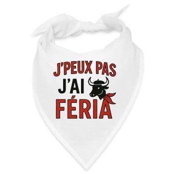 Ich kann nicht, I feria - Bandana - Weiß - Vorne