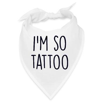 Tattoo tattooed - Bandana - Weiß - Vorne