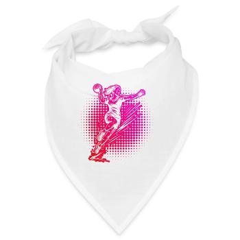 Ein Motiv nur für Handball fuer Frauen - Bandana - Weiß - Vorne