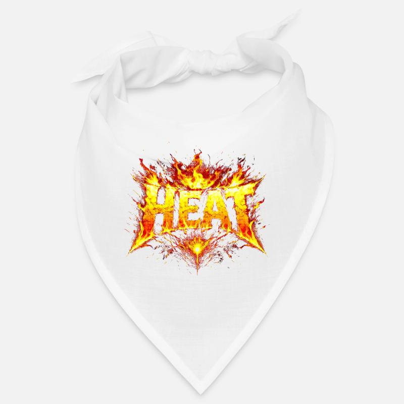 Fiery HEAT Typography Bandana