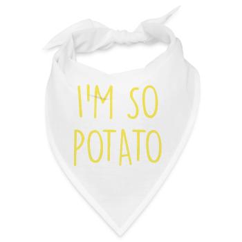 Potato Kartoffel - Bandana - Weiß - Vorne