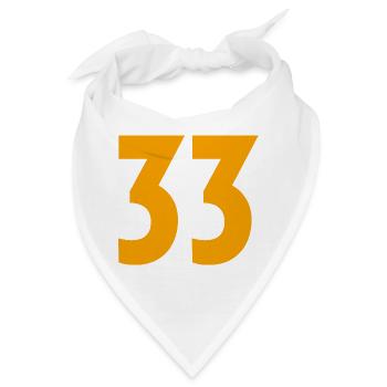 33 - Bandana - Weiß - Vorne