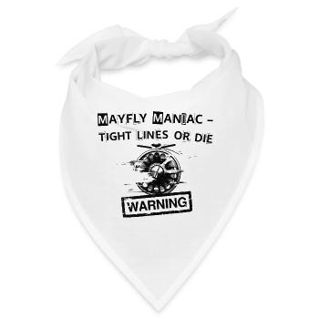 Mayfly Maniac Kampflinien Abschlag - Bandana - Weiß - Vorne